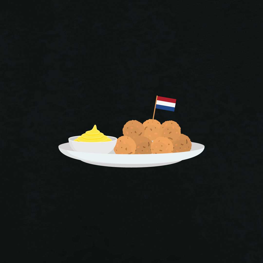 Bitterballen T-shirt | Black