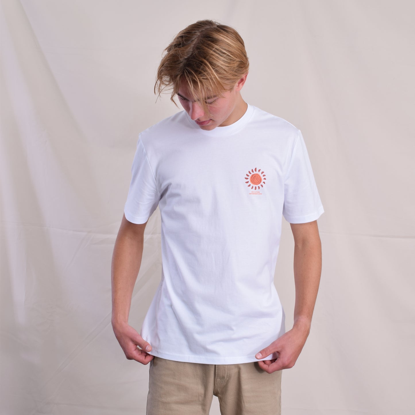 Painted Sun T-shirt | White