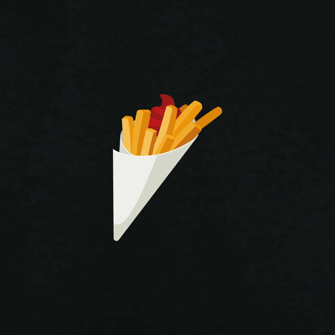 Fries Women's T-shirt | Black
