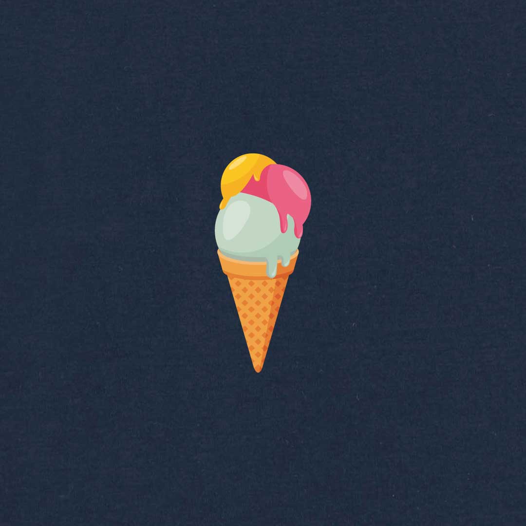 Ice Cream T-Shirt | Navy
