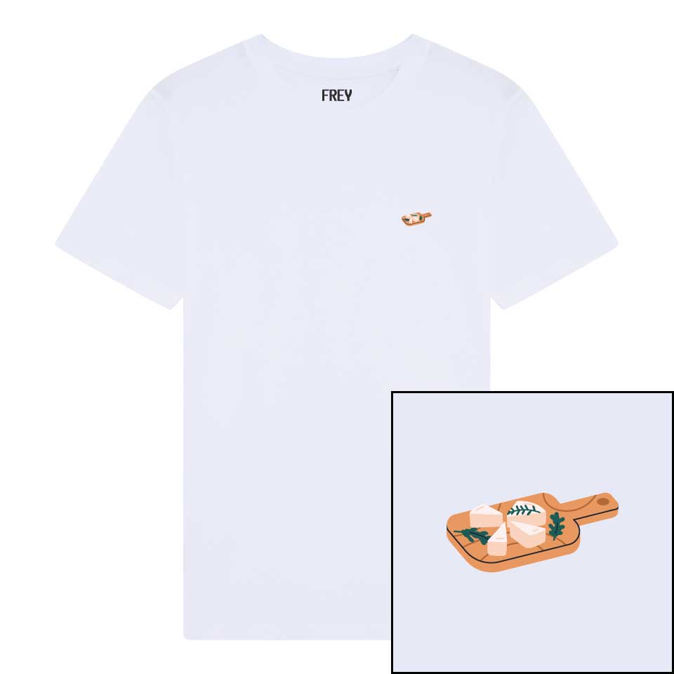 Cheese Board T-shirt | White