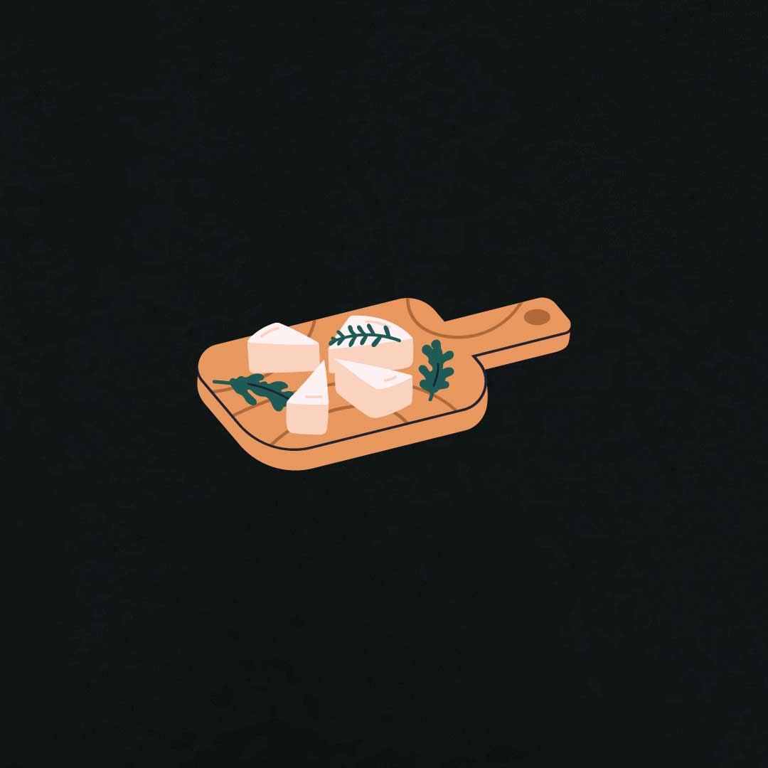 Cheese Board T-shirt | Black
