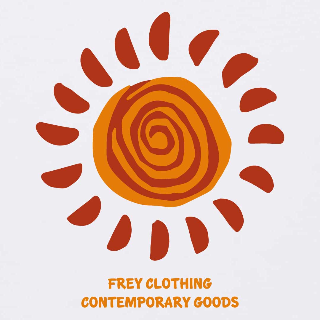 Painted Sun Oversized Dames T-shirt | White