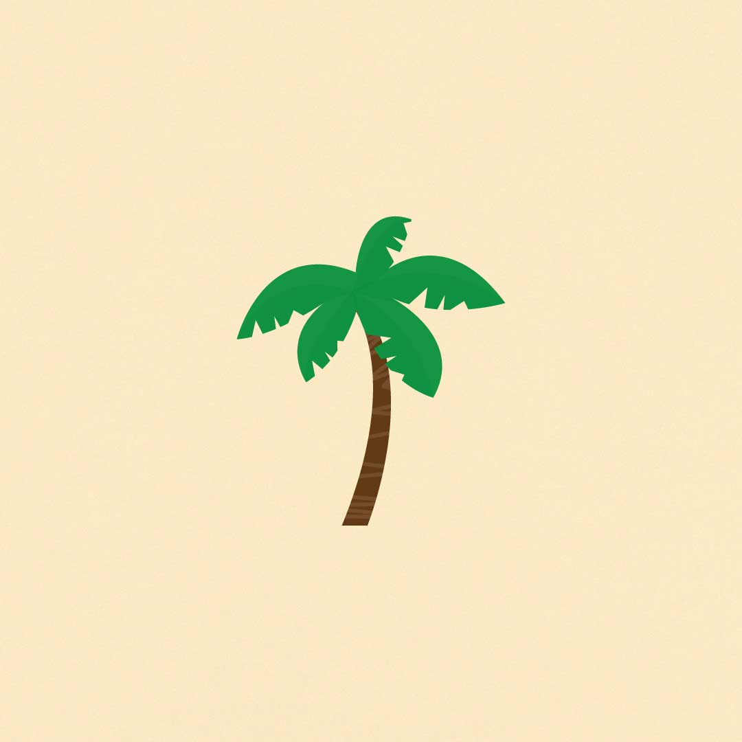Palm Tree T-shirt | Butter