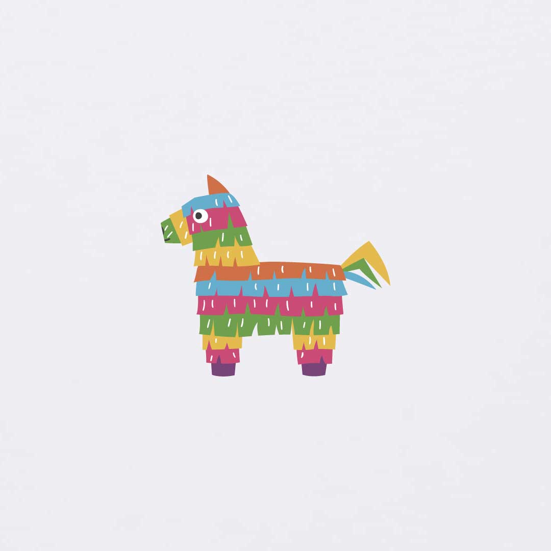 Piñata Oversized Dames T-shirt | White