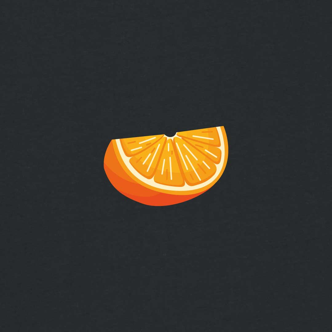 Orange T-shirt | Black