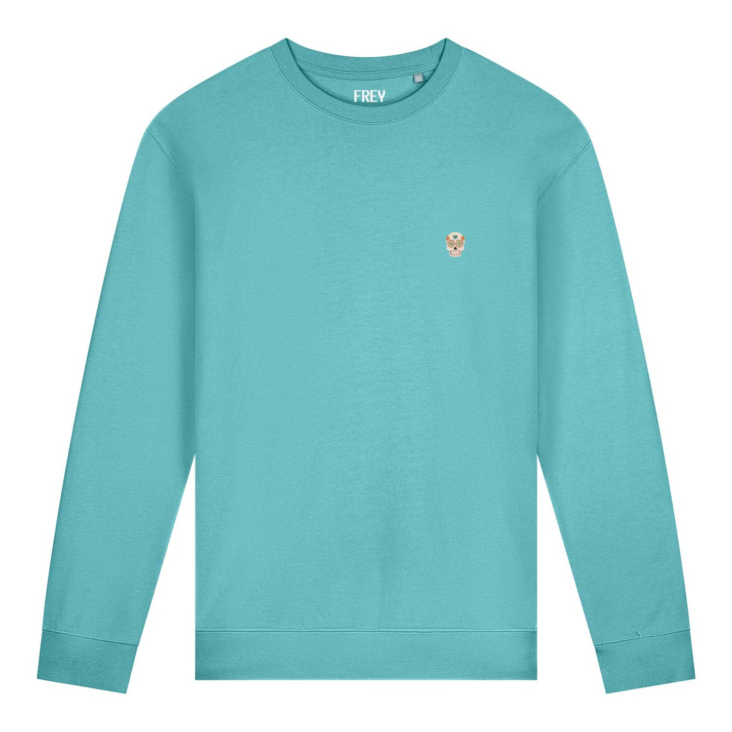 Skull Sweater | Pool Blue