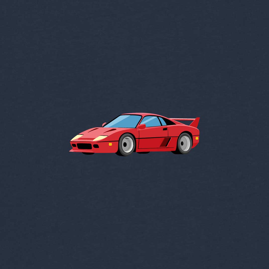 Car T-shirt | Navy