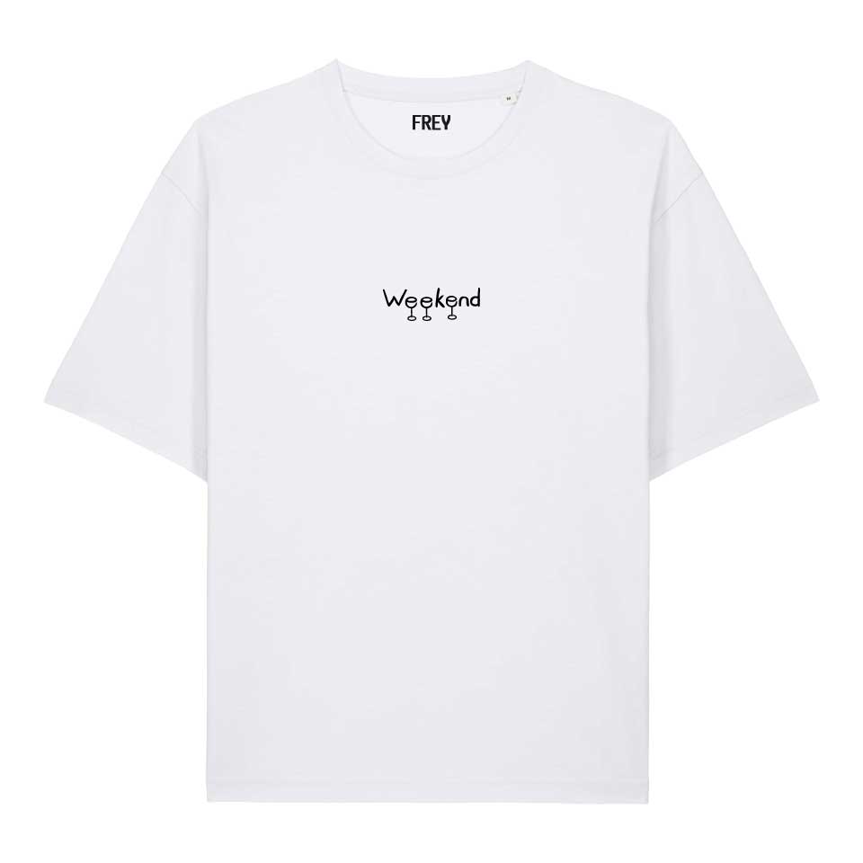 Weekend Oversized Dames T-shirt | White