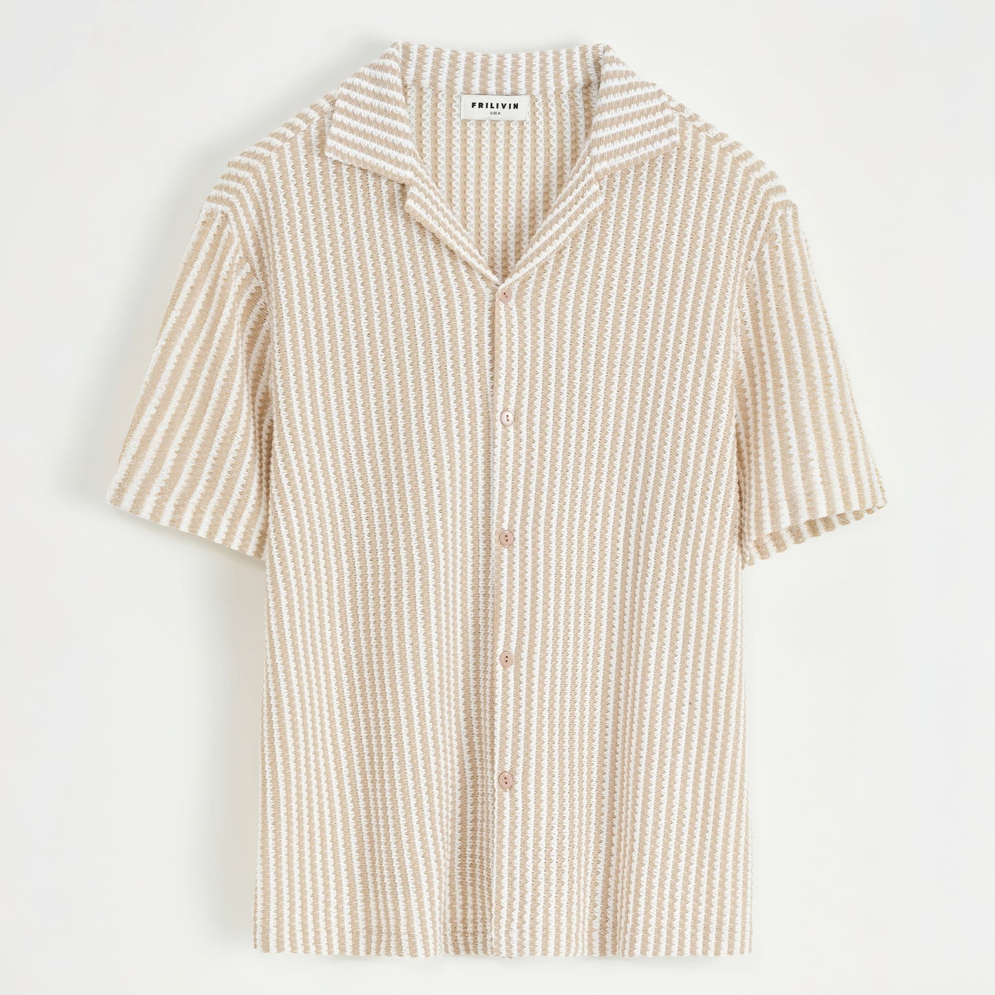 Striped Shirt | Beige