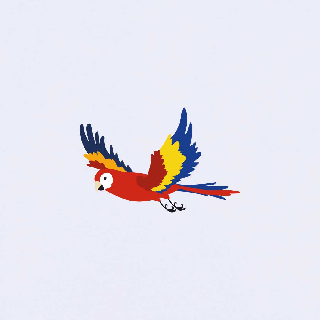 Parrot T-shirt | White