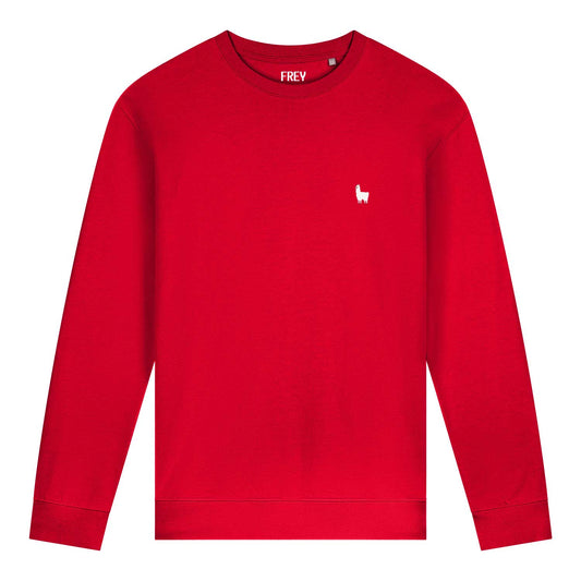 Alpaca Dames Sweater | Red