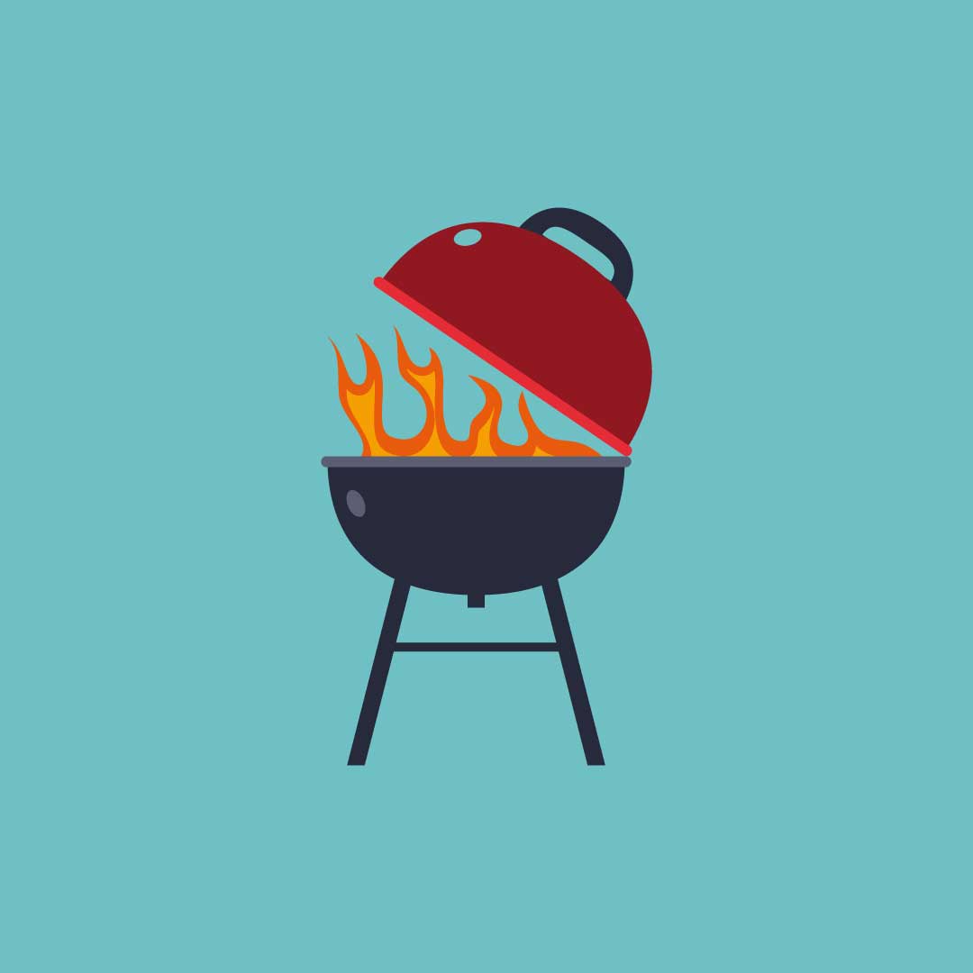BBQ Sweater | Pool Blue