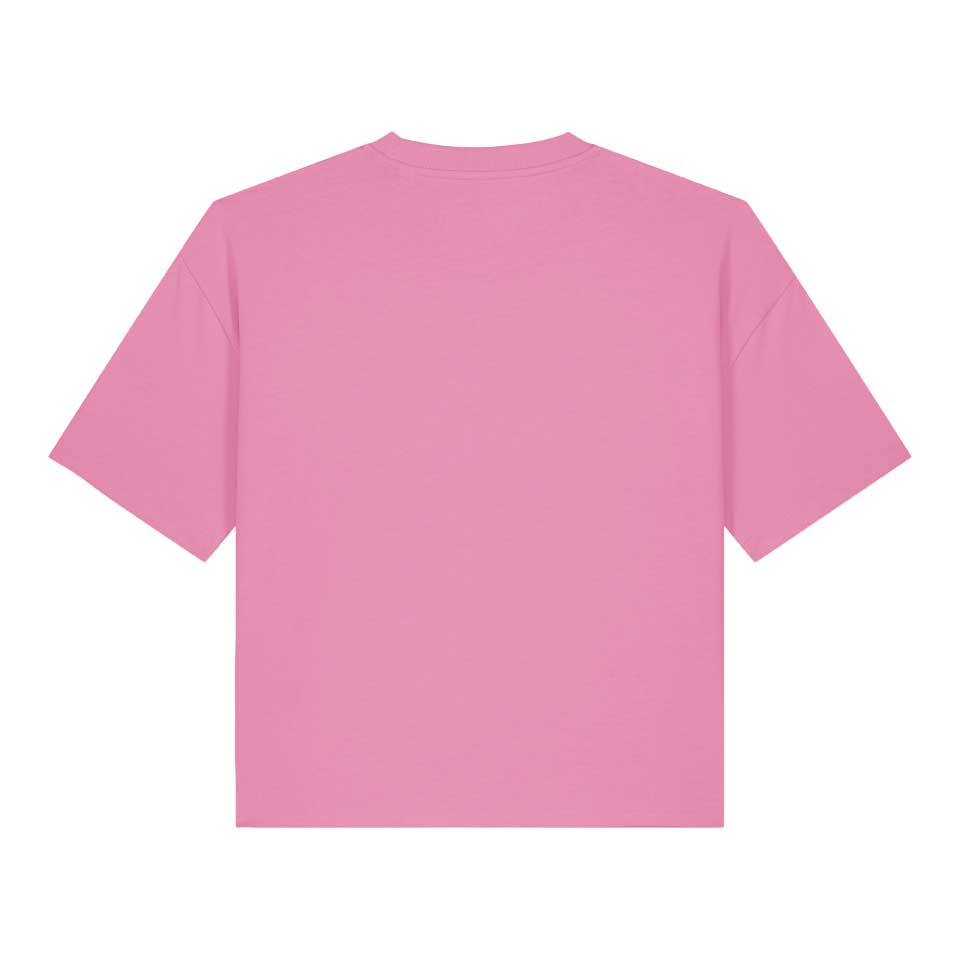 Painted Sun Boxy T-shirt | Bubble Pink