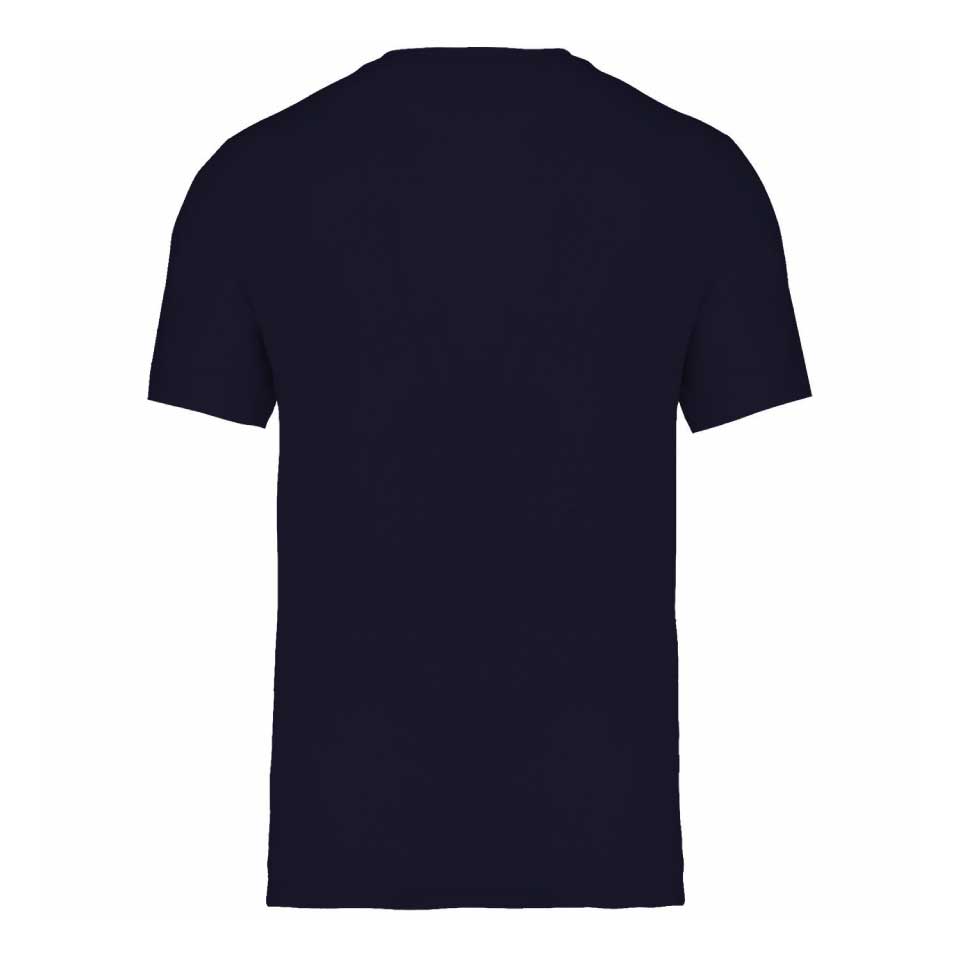 Bommetje Borstzak T-shirt | Navy & Grey Melee