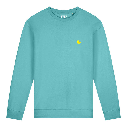Bad Eend Dames Sweater | Pool Blue