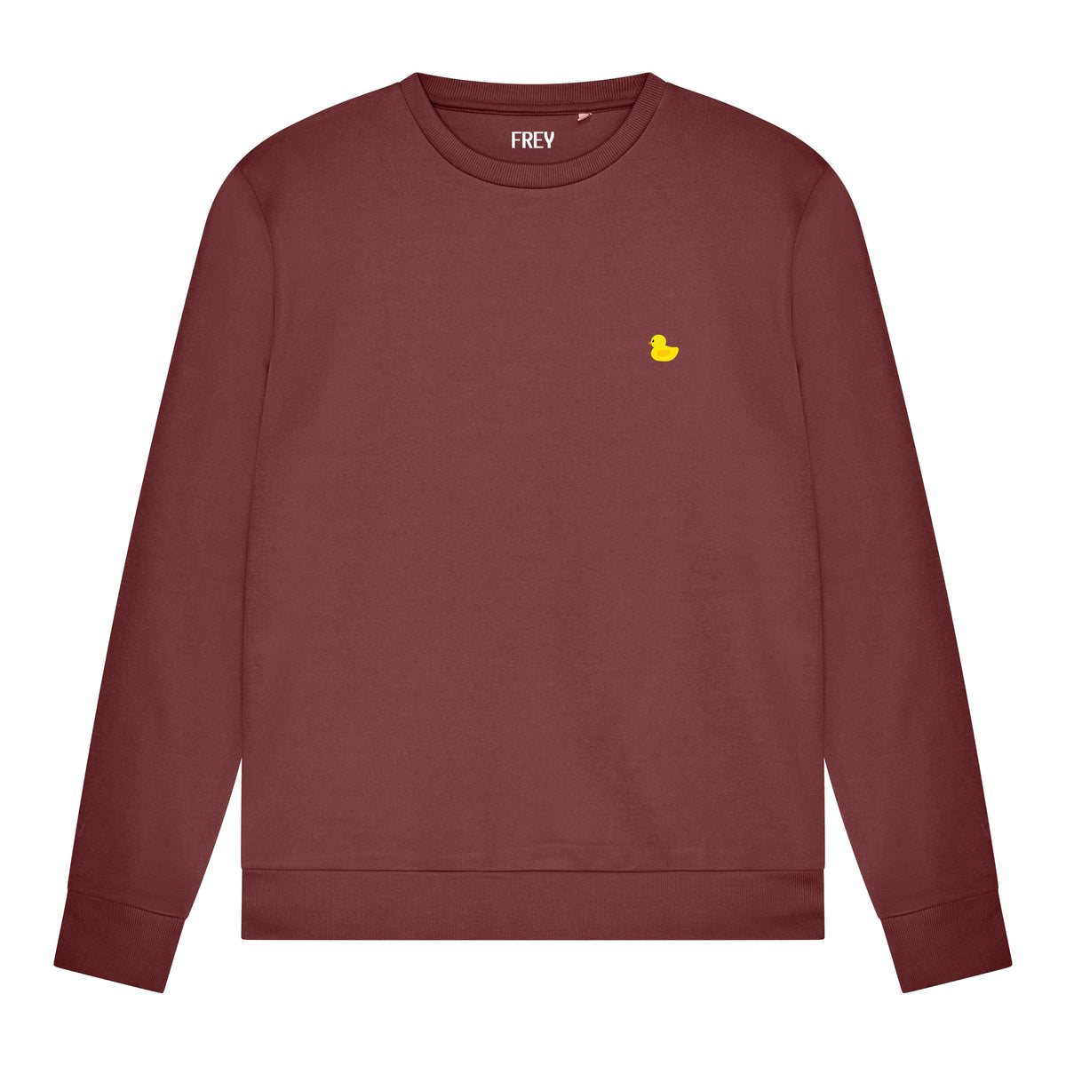 Bad Eend Sweater | Wijnrood