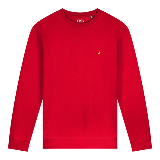 Bananenschil Sweater | Red