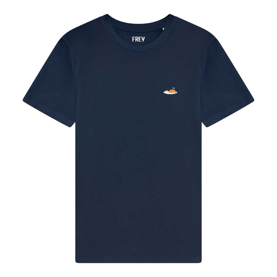 Bitterballen-T-Shirt | Marineblau