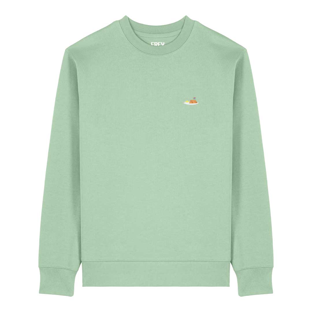 Bitterballen Premium Sweater | Mint Green