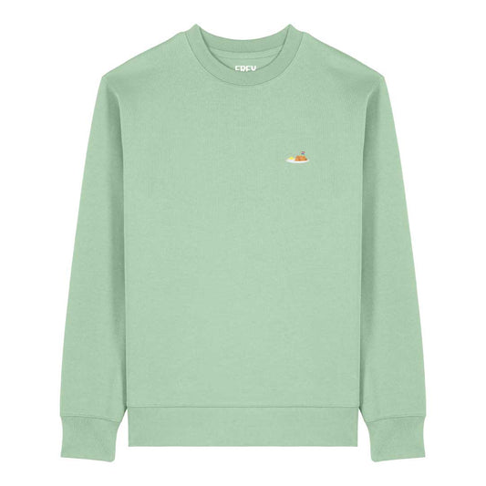 Bitterballen Premium Dames Sweater | Mint Green