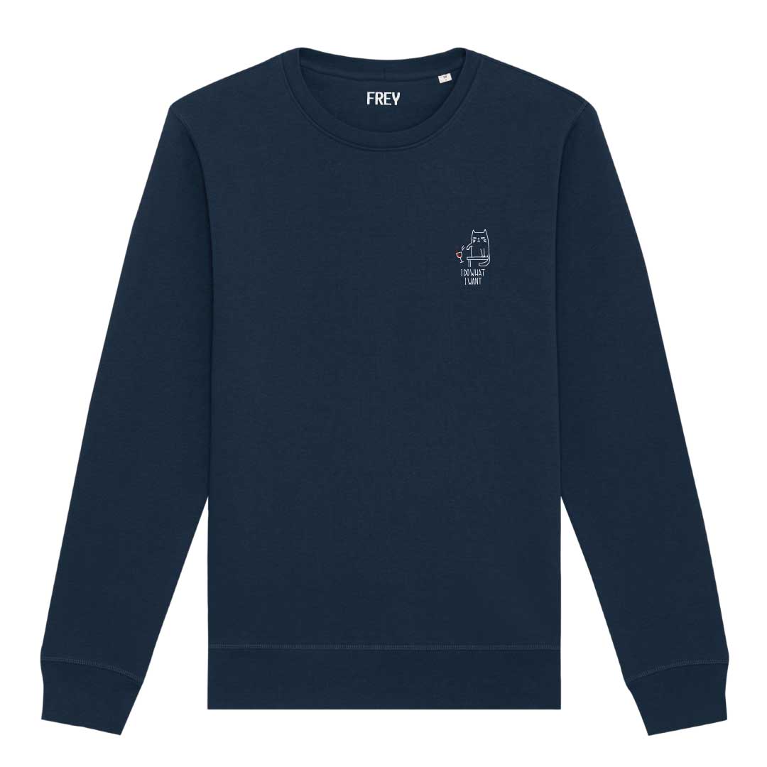 Cat Sweater | Navy