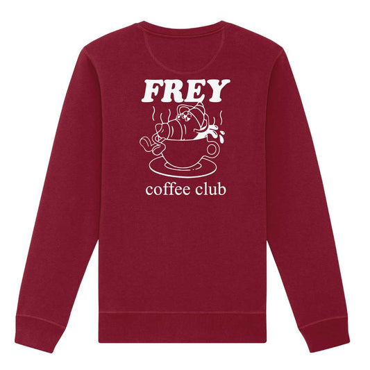 Coffee Club Dames Sweater | Burgundy