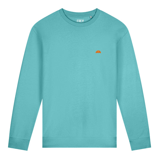 Croissant Sweater | Pool Blue