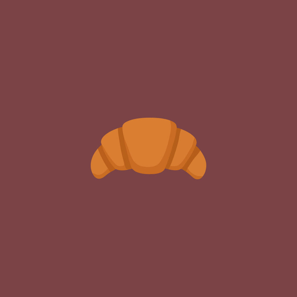 Croissant Sweater | Wijnrood