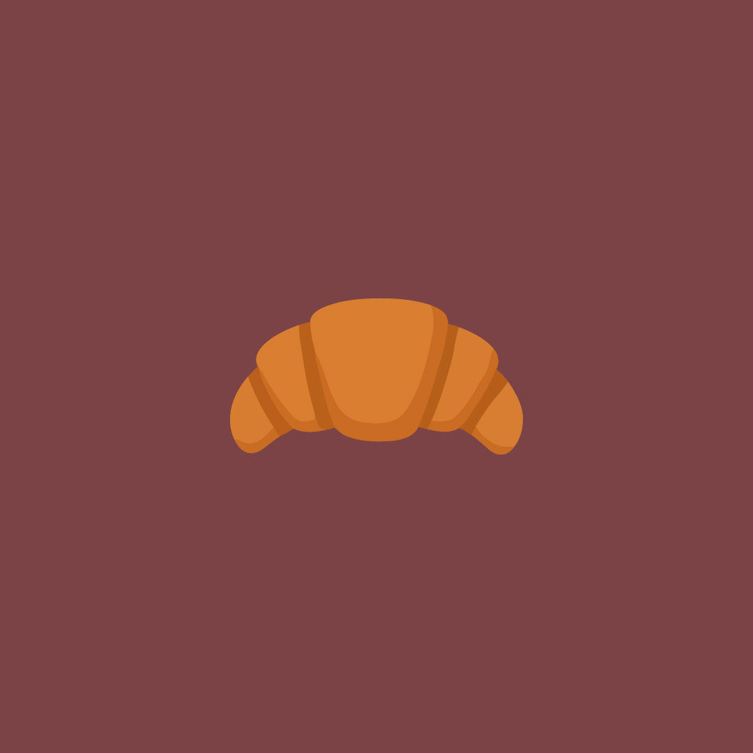 Croissant Sweater | Wijnrood