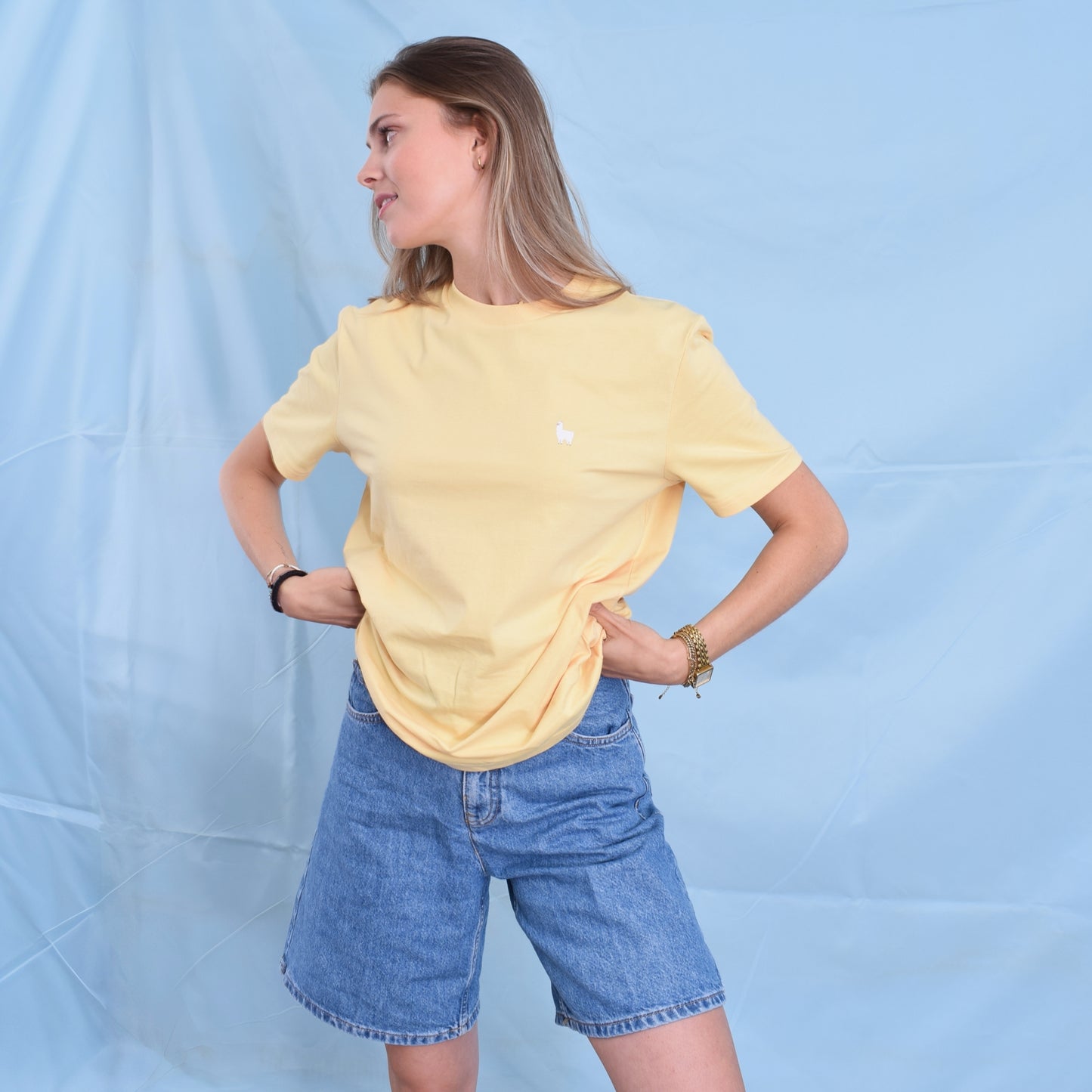 Alpaca Women's T-shirt | Viva Yellow