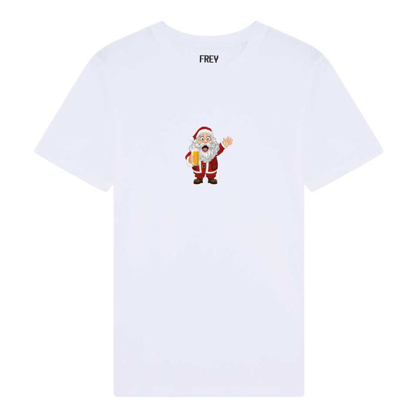 Drunk Santa T-shirt | White