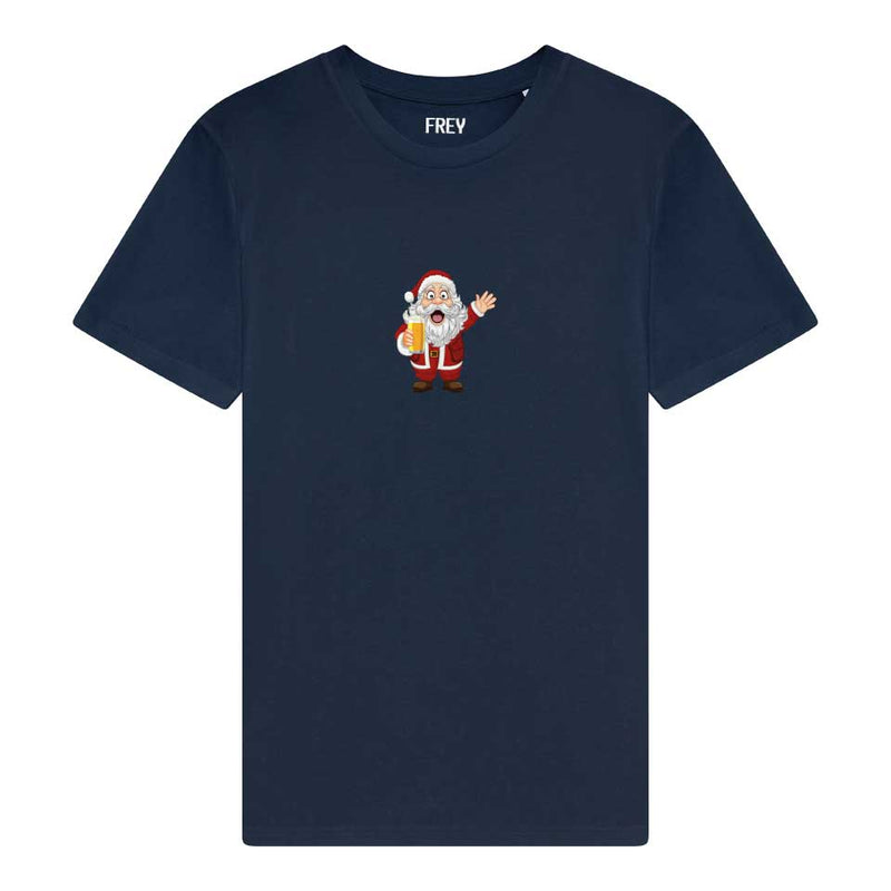 Drunk Santa Dames T-shirt | Navy