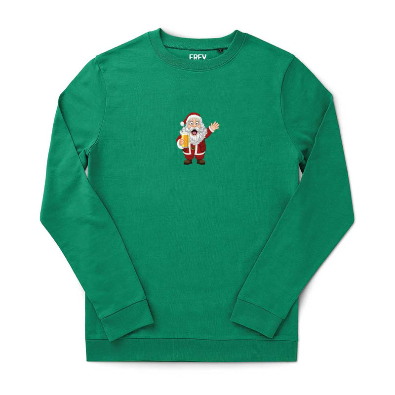 Drunk Santa Dames Sweater | Kelly Green