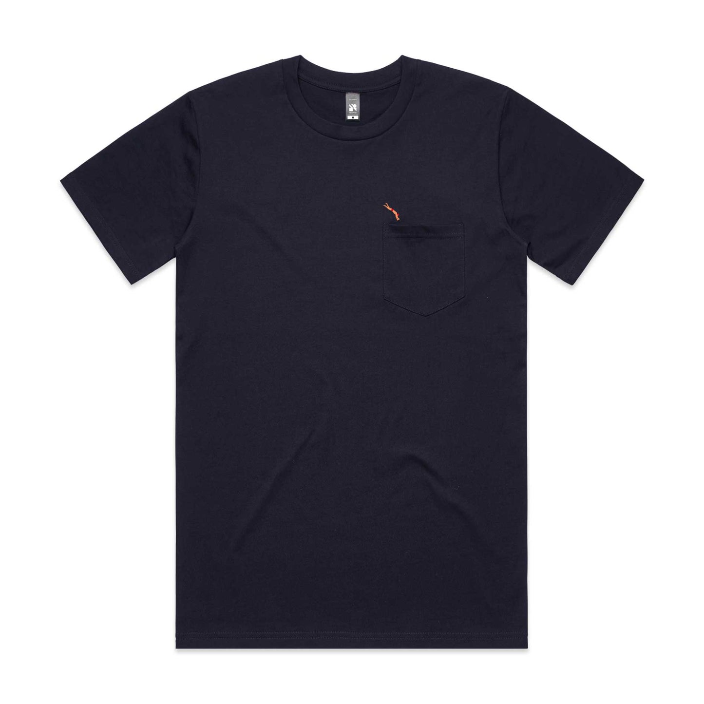 Duik Borstzak T-shirt | Navy