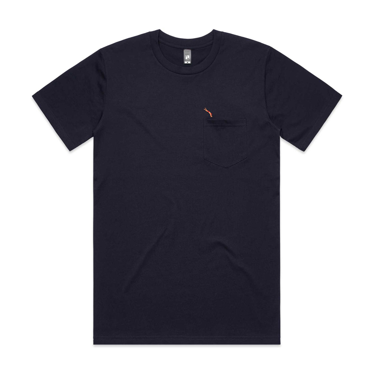 Duik Borstzak T-shirt | Navy