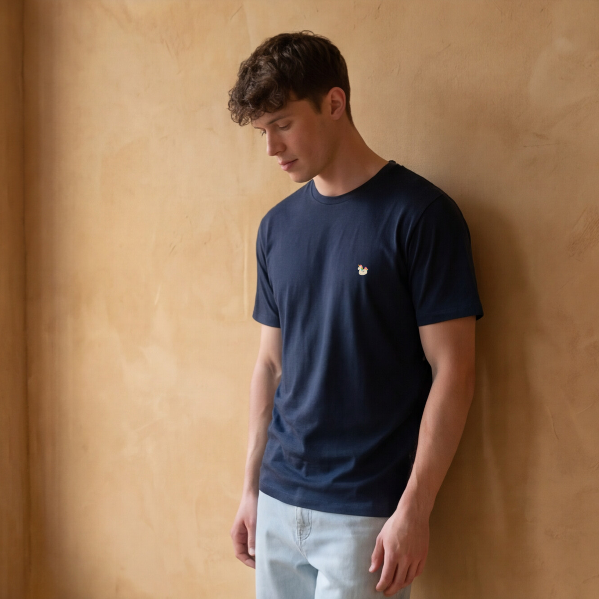 Eenhoorn Zwemband T-shirt | Navy