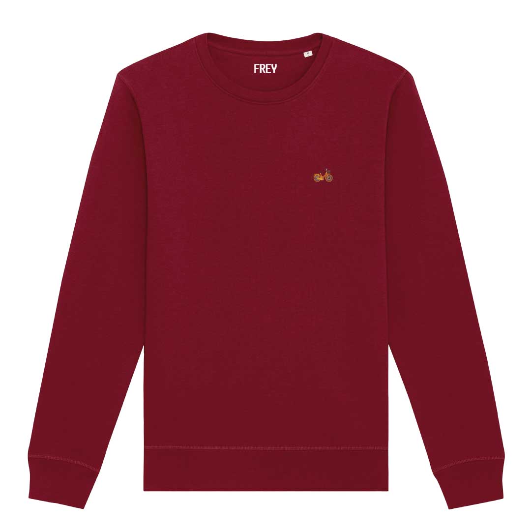 Bike Crate Beer Sweater | Burgundy