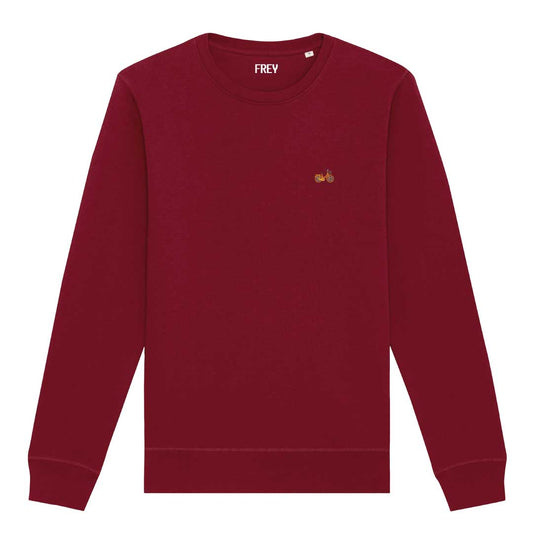 Fiets Krat Bier Sweater | Burgundy