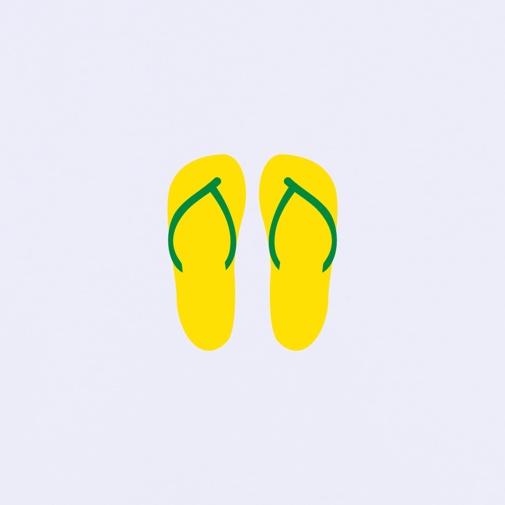 Flip Flops T-shirt | White
