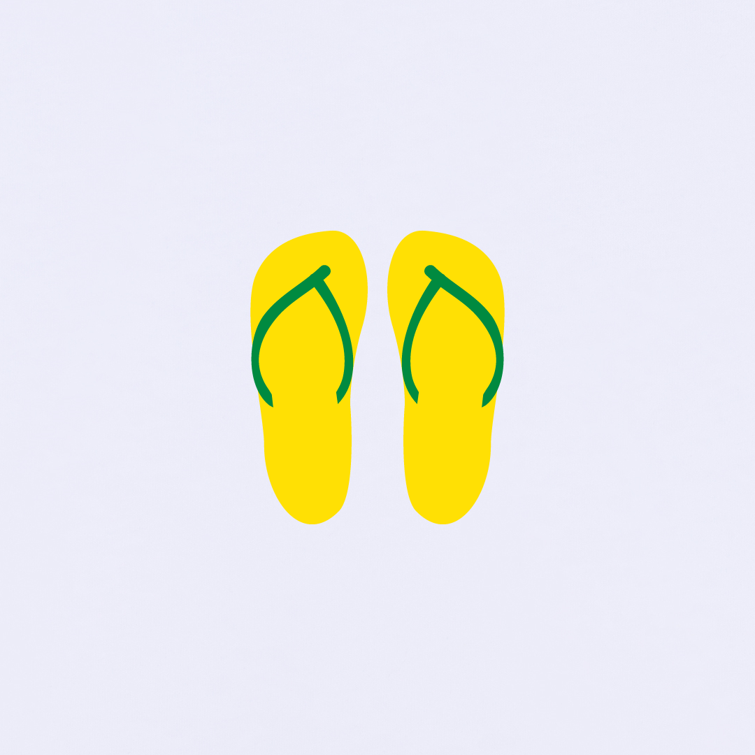 Flip Flops T-shirt | White