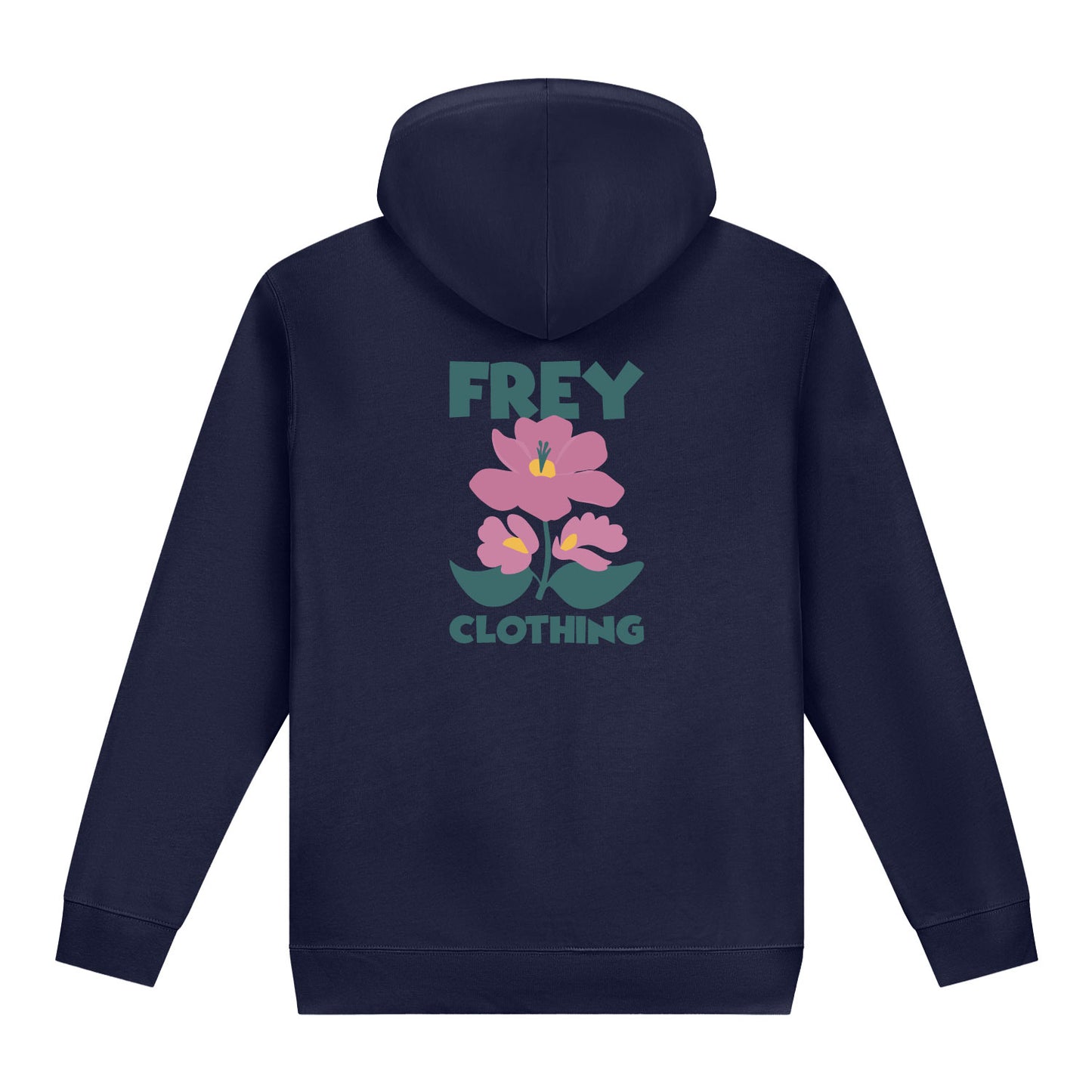 Flower Hoodie | Navy