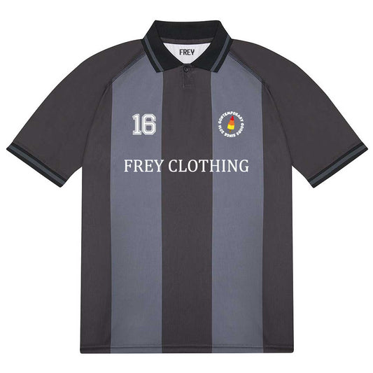 FREY Football Shirt | Black/Grey