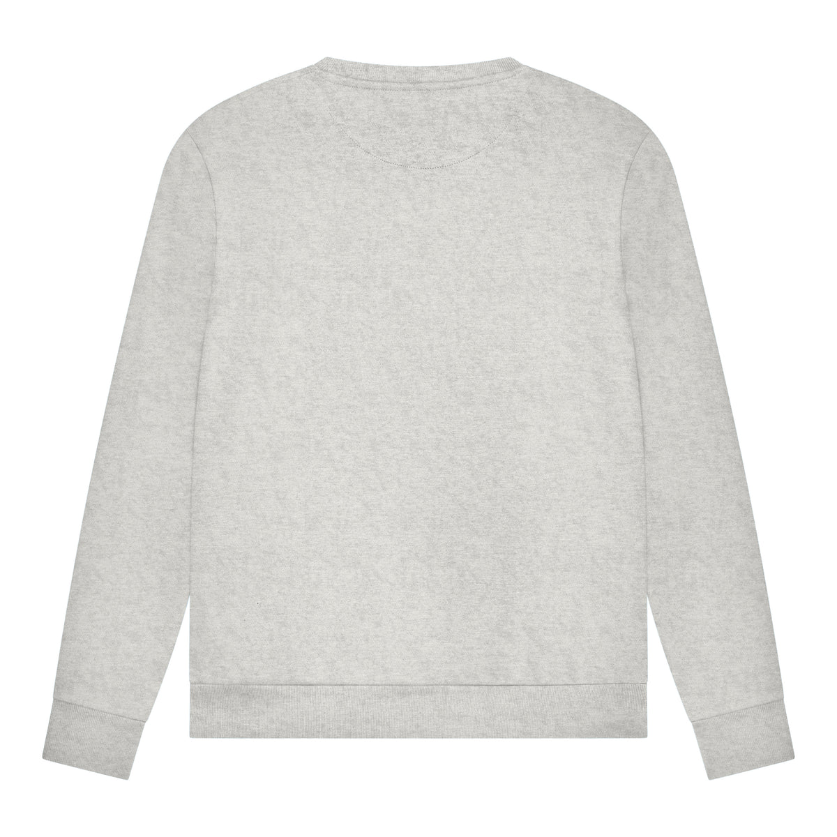 Watermeloen Borduursel Sweater | Grijs gemêleerd