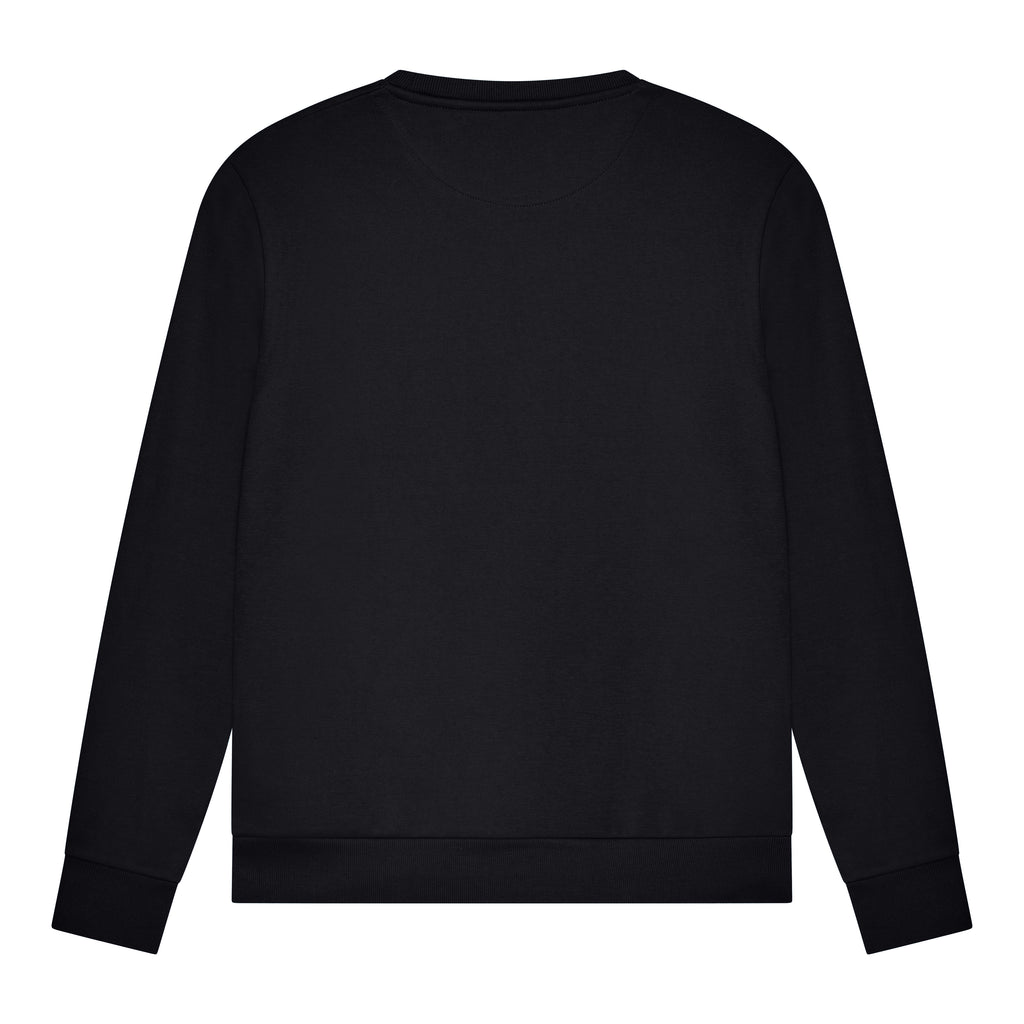 Watermeloen Borduursel Sweater | Zwart
