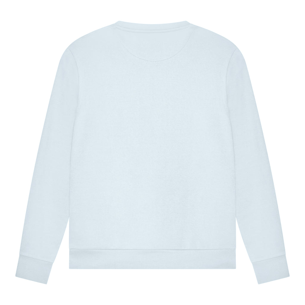 Raketje Borduursel Sweater | Lichtblauw