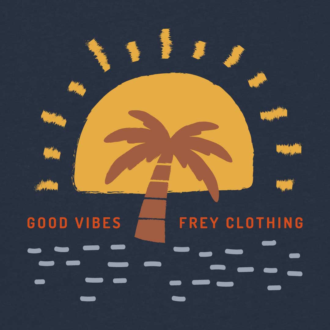 Good Vibes T-shirt | Navy