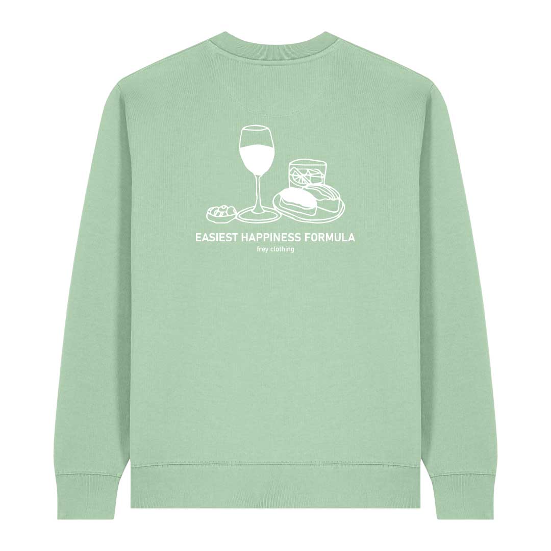 Hapiness Formula Premium Sweater | Mint Green