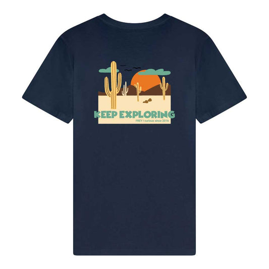 Keep Exploring Dames T-shirt | Navy