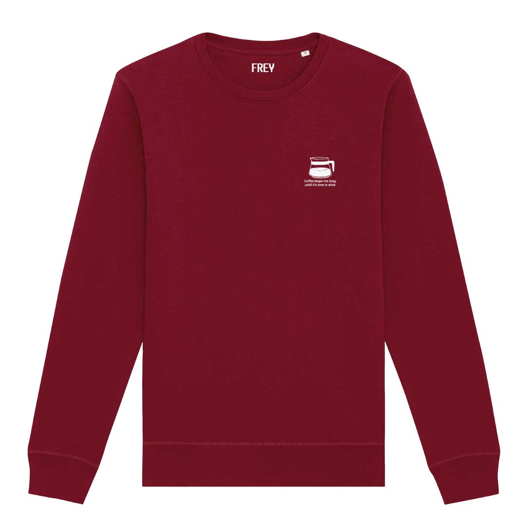 Koffiekan Dames Sweater | Burgundy